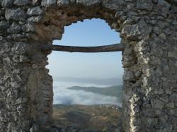 La valle di Rocca di Calascio