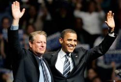 Barack Obama e Al Gore